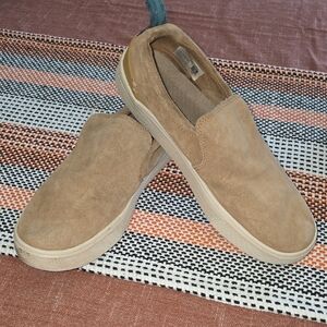 Toms Men's Beige Suede Slip-Ons